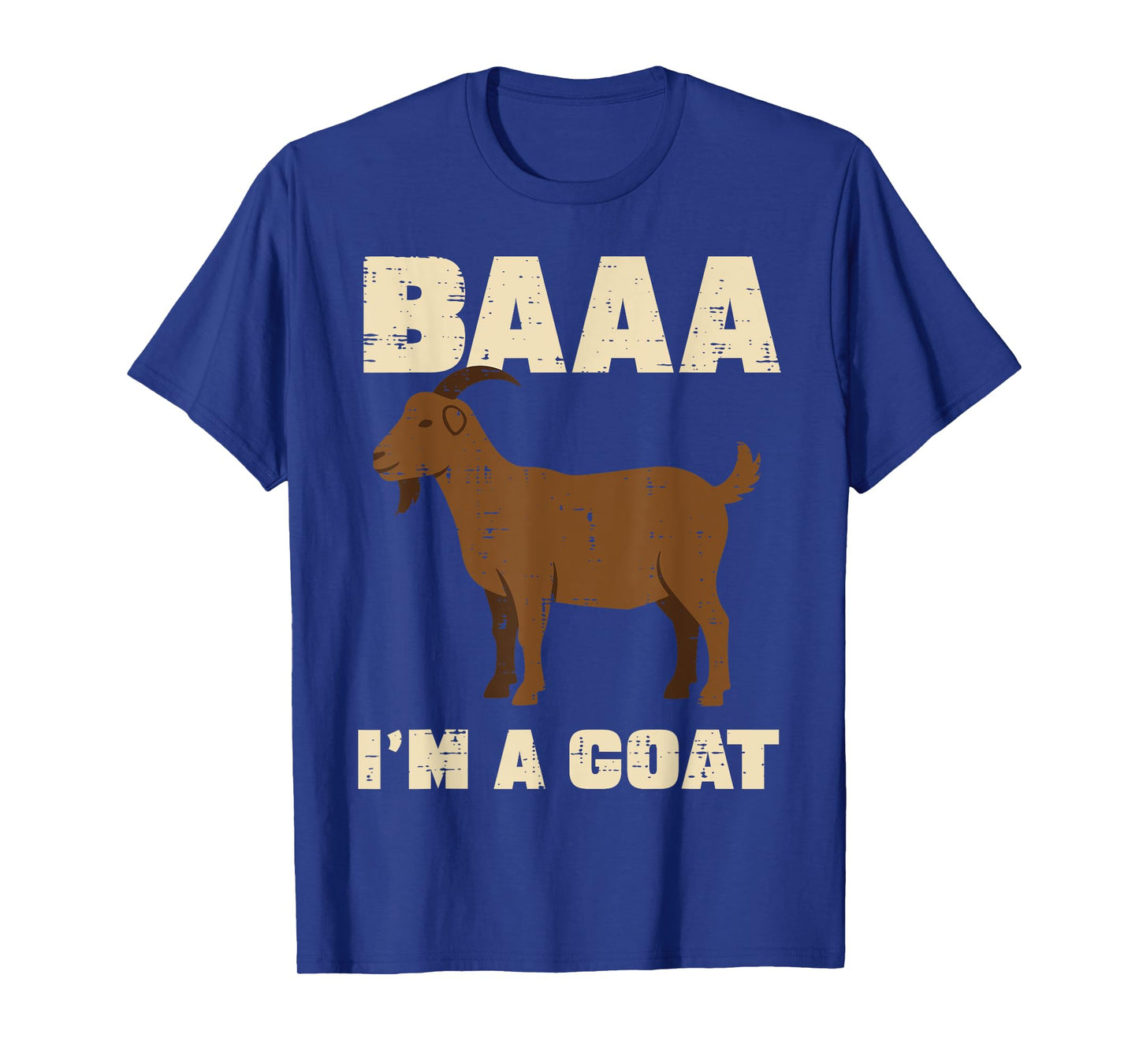 Halloween Baa Im Goat Funny Animal Costume Men Women Kids T-Shirt