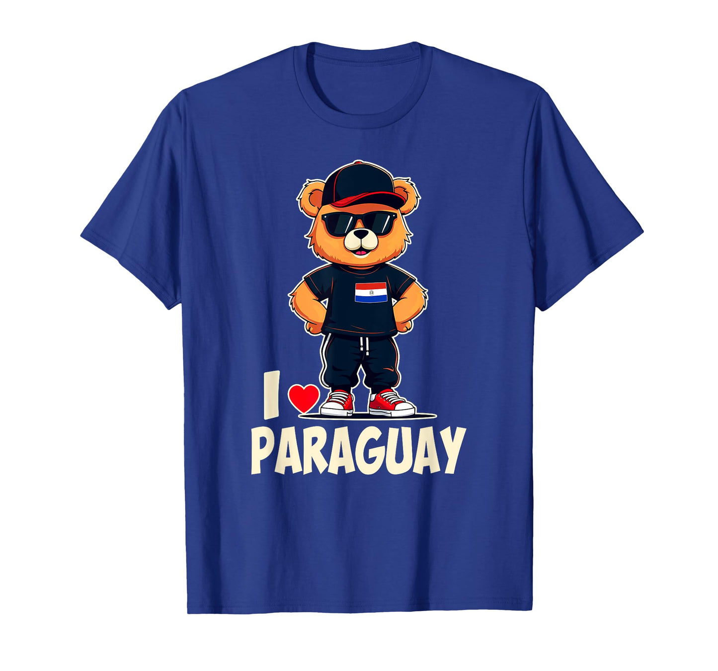 Paraguayan Flag Teddy Bear I Love Paraguay T-Shirt