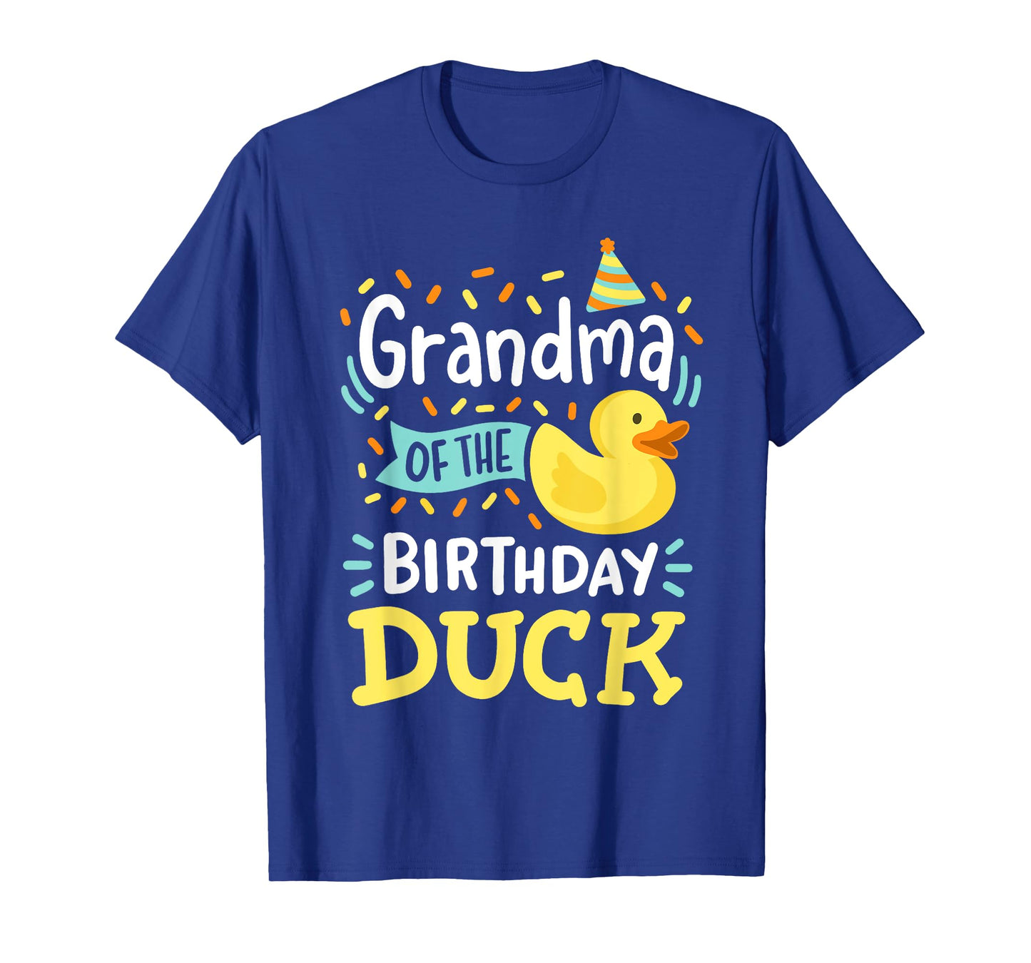 Grandma Of The Birthday Duck Boy Rubber Duck Bday Family T-Shirt