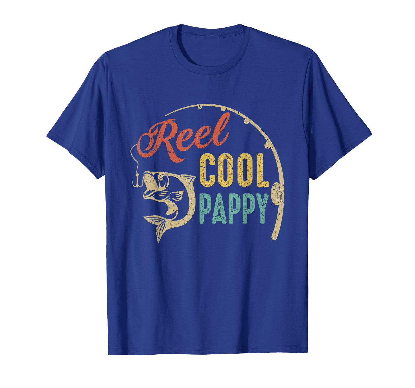 Fathers Day Shirt Vintage Fishing Reel Cool Pappy T-Shirt