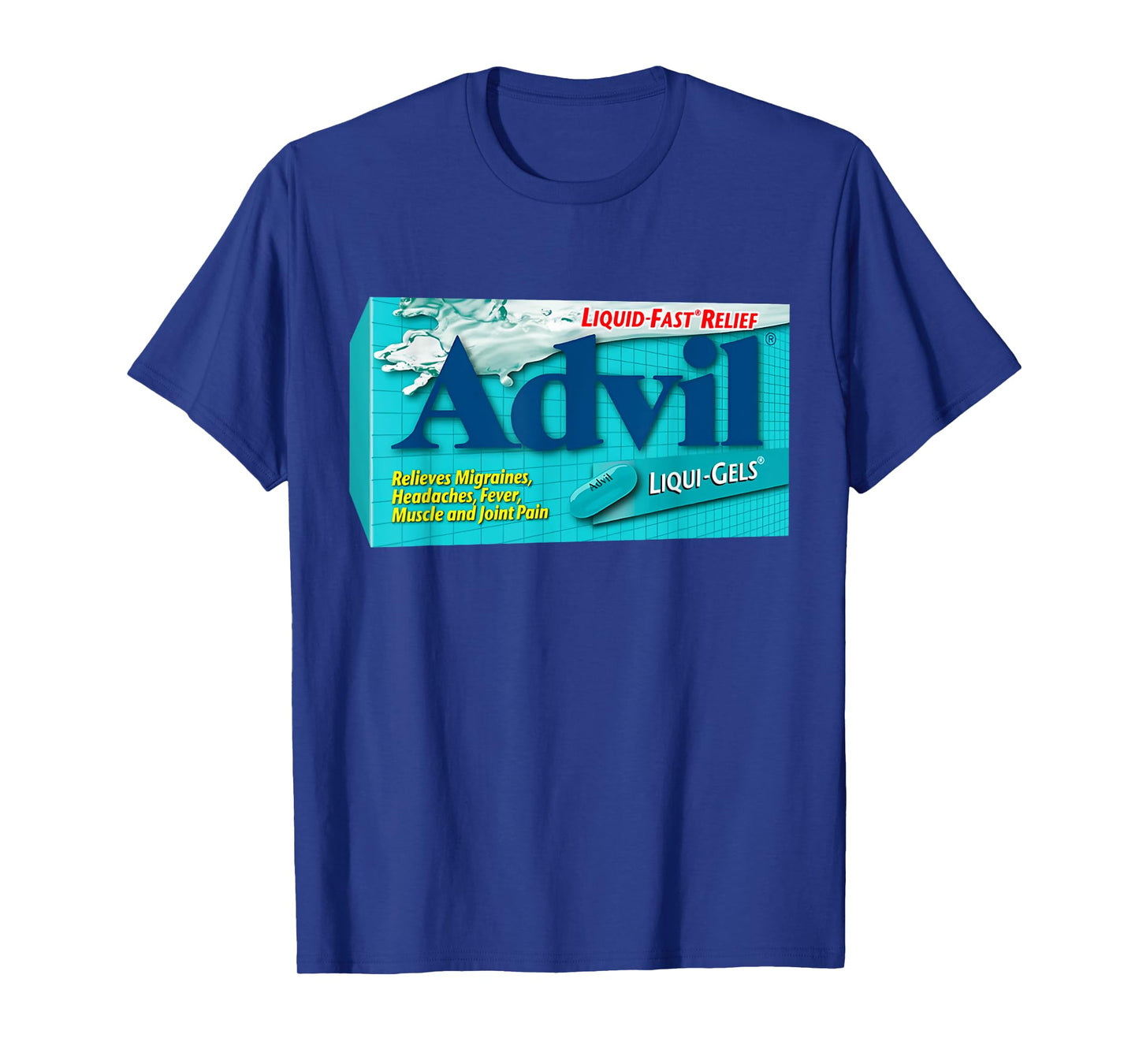 Advil Liquid Gels Funny Nurse Pharmacy Halloween Costume T-Shirt