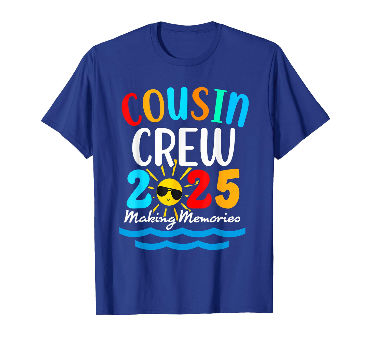 Cousin crew 2025 Summer Vacation Beach Family Trips Matching T-Shirt