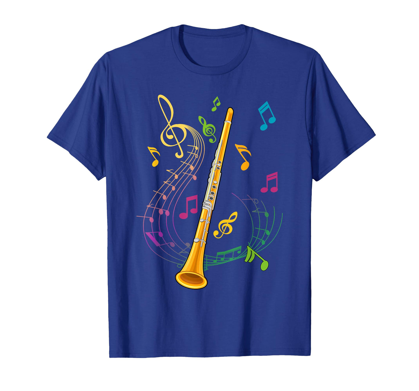 Clarinet Player Idea Musical InstrumentTreble Clef Clarinet T-Shirt