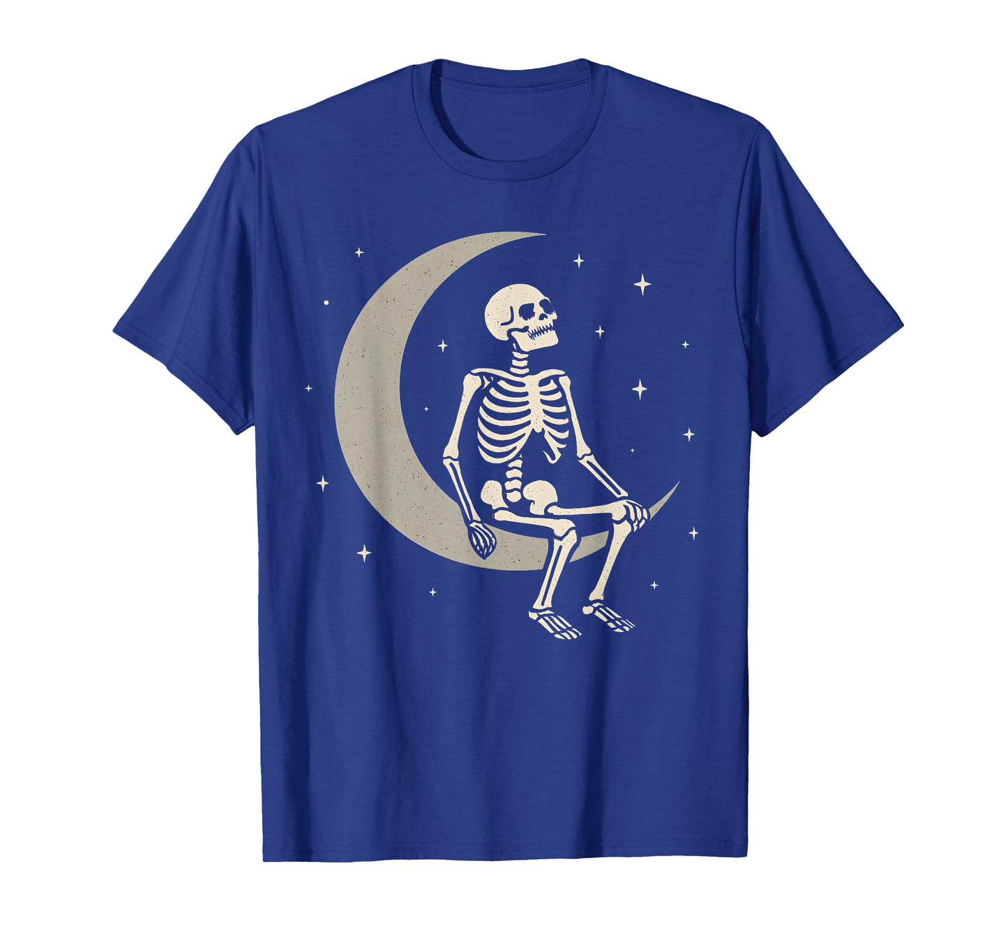 Skeleton Moon Goth Halloween Costume Women Girls Kids Men T-Shirt