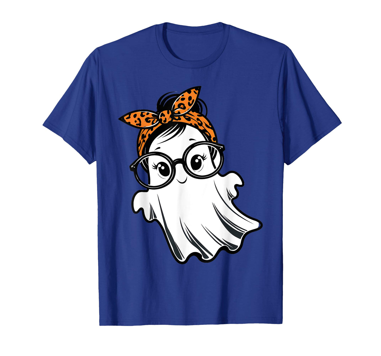 Halloween Ghost Glasses Girl Ghost Costume Eyeglass Women T-Shirt