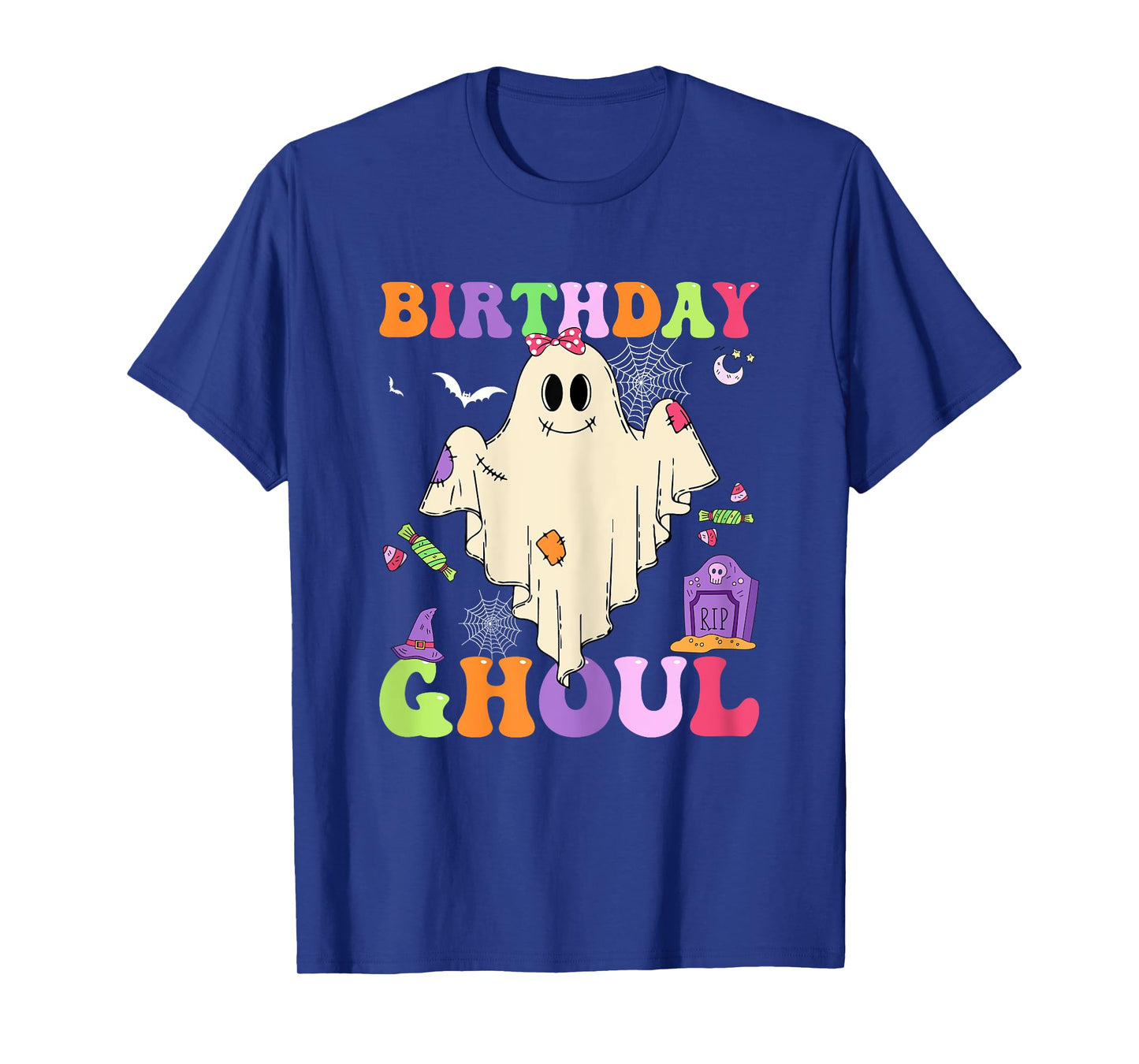 Halloween Birthday Ghoul Girl Ghost Cute Spooky Women T-Shirt