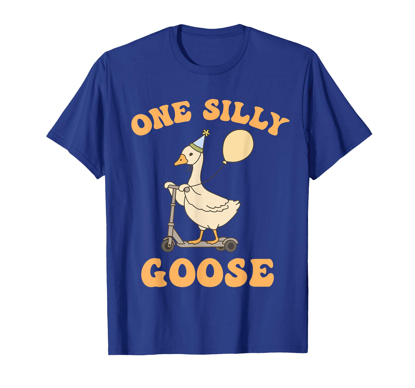 Funny 1st First Birthday One Silly Goose Family Matching T-Shirt