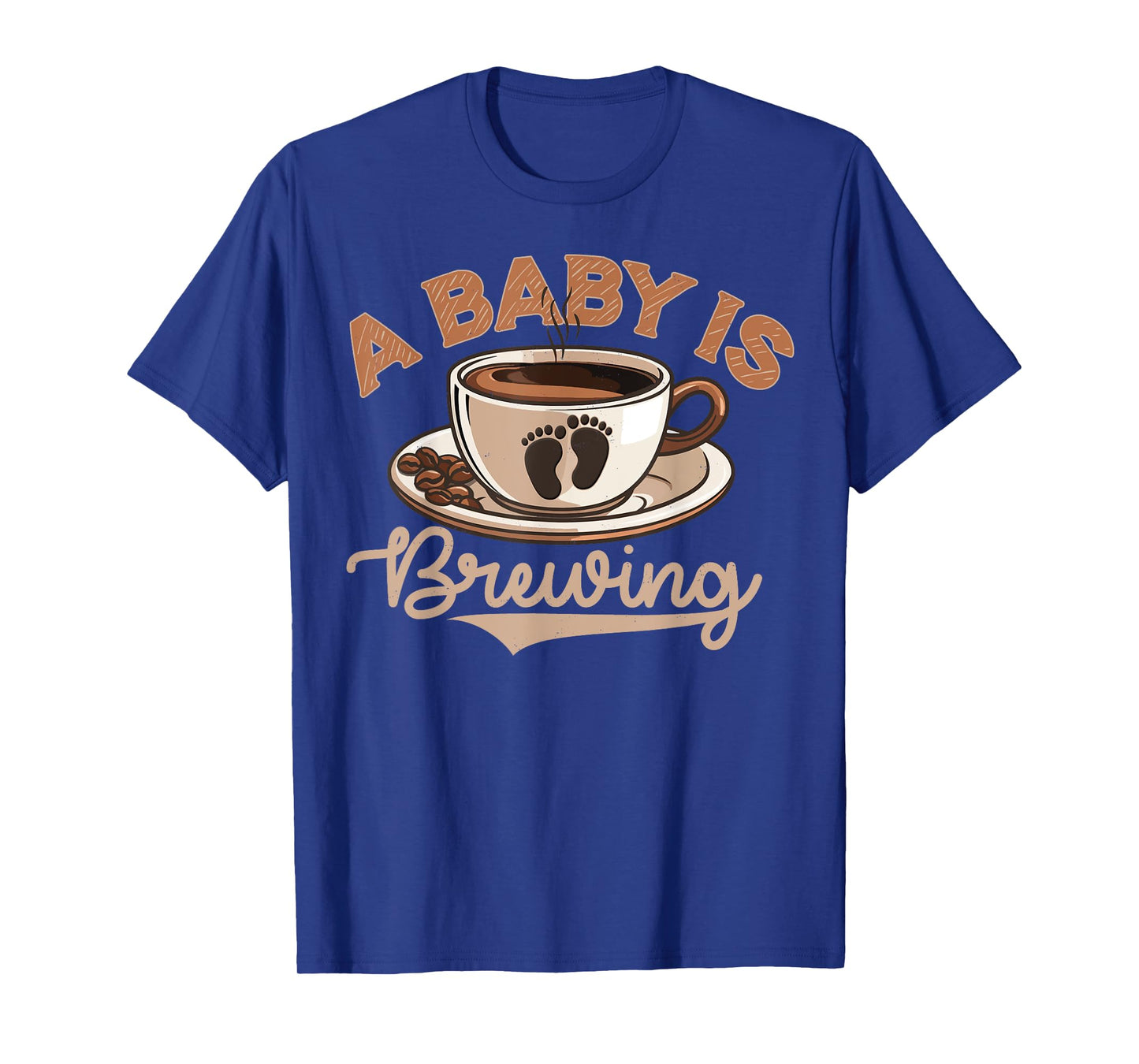A Baby is Brewing Coffee Lover Pregnancy Announcement Funny T-Shirt