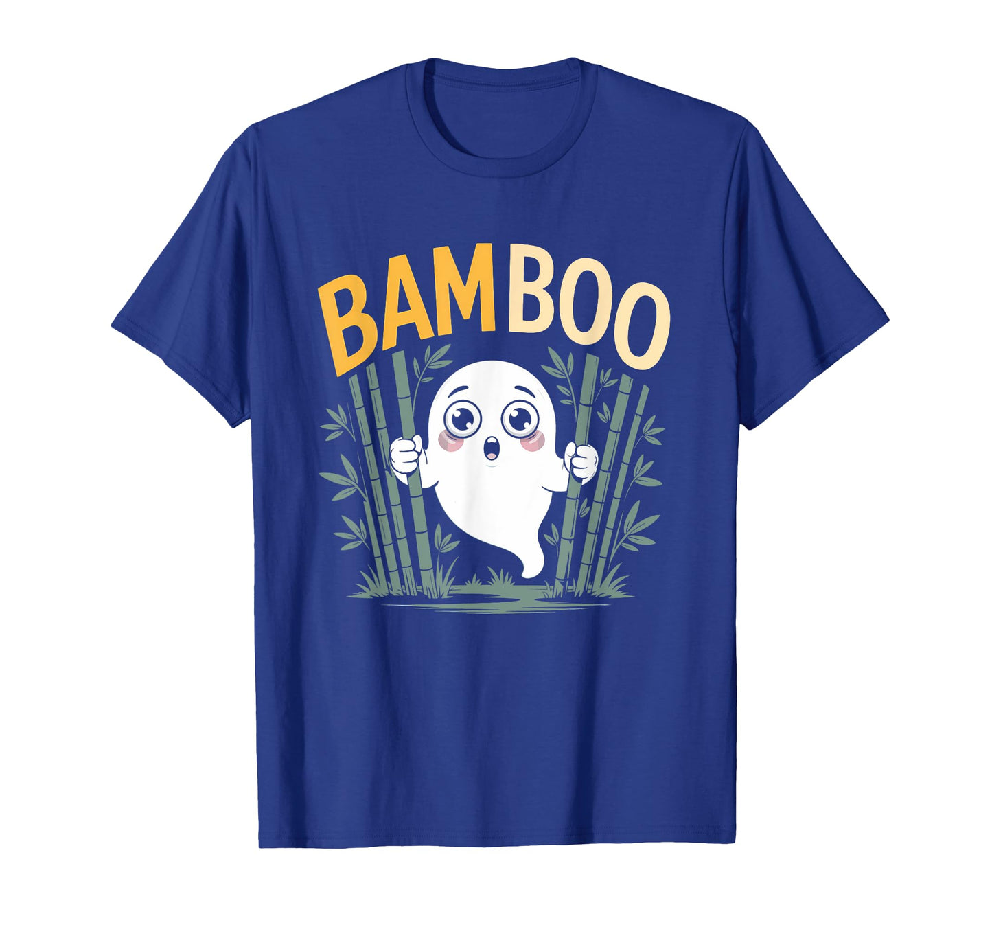 Cute Halloween spooky Ghost Bamboo kids girls boys T-Shirt