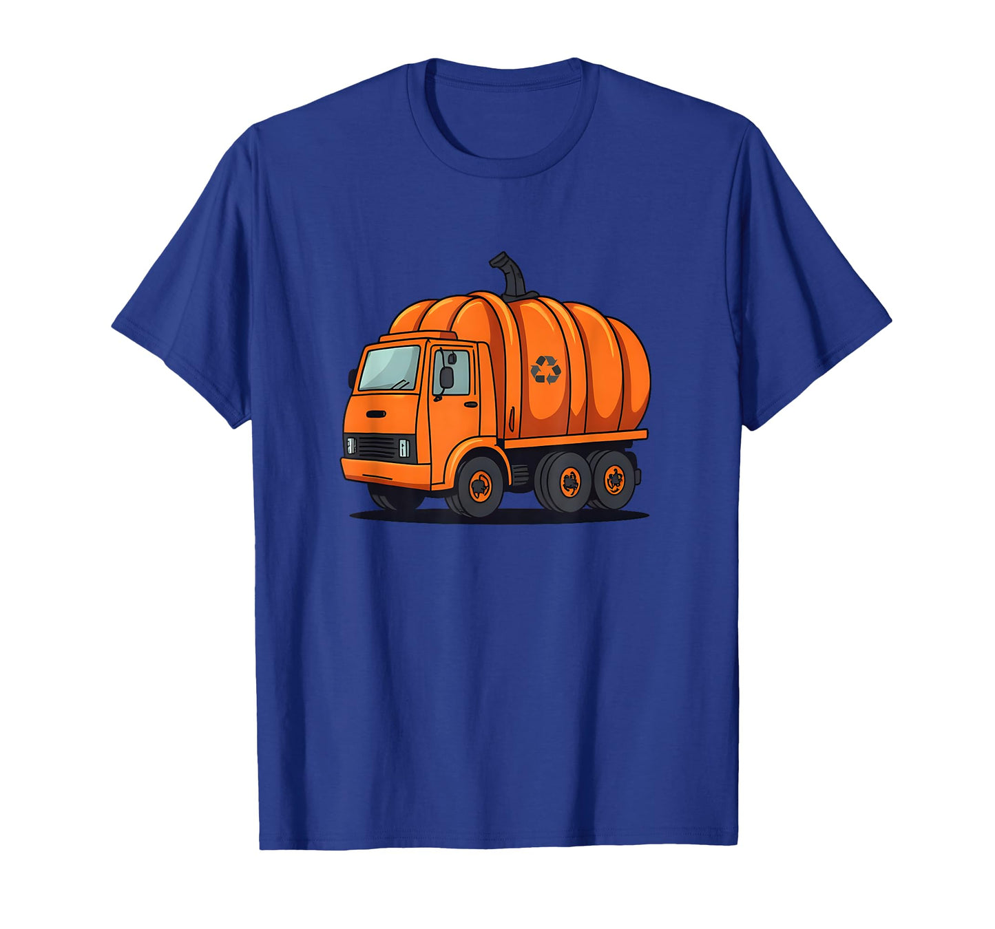 Garbage Truck Pumpkin Halloween Costume Pajama Kids Toddler T-Shirt