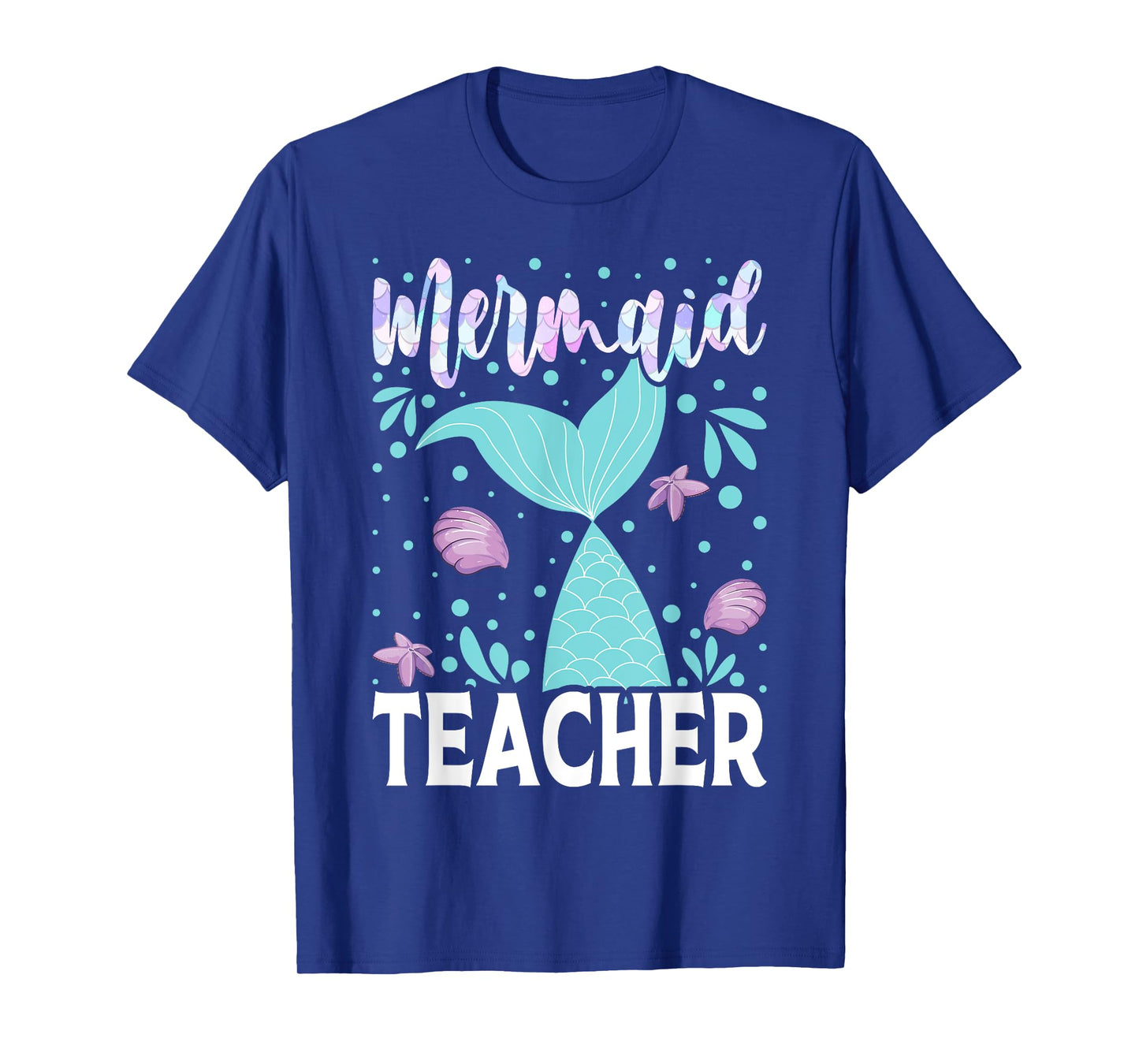 Mermaid Teacher Cute Back To School Student T-Shirt