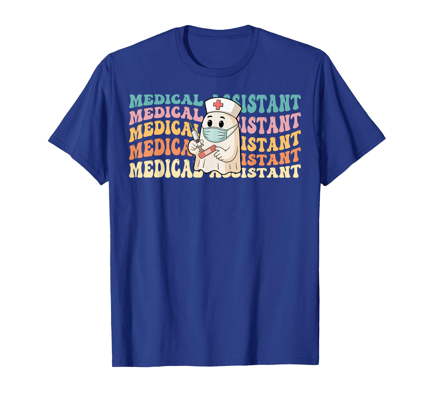 Medical Assistant Healthcare Worker Spooky Nurse Halloween T-Shirt