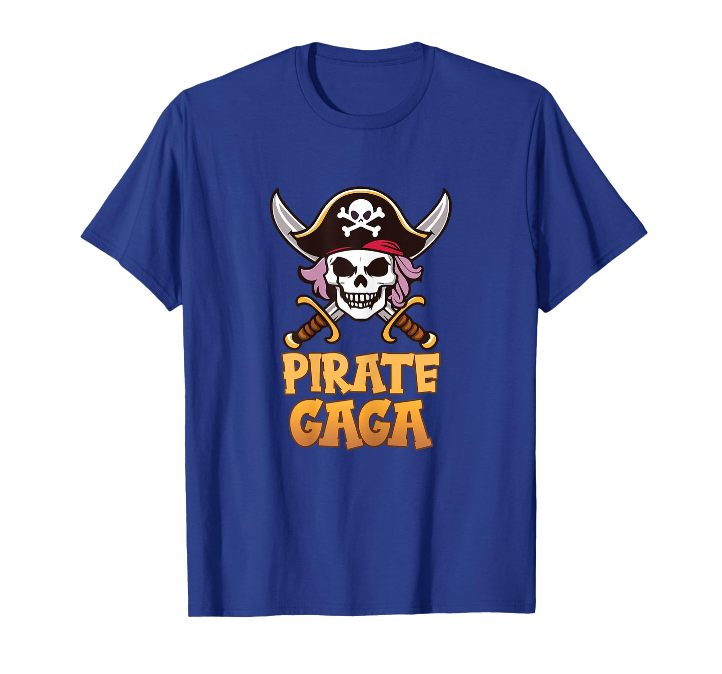 Pirate Gaga Funny Captain Matching Grandma Halloween Costume T-Shirt