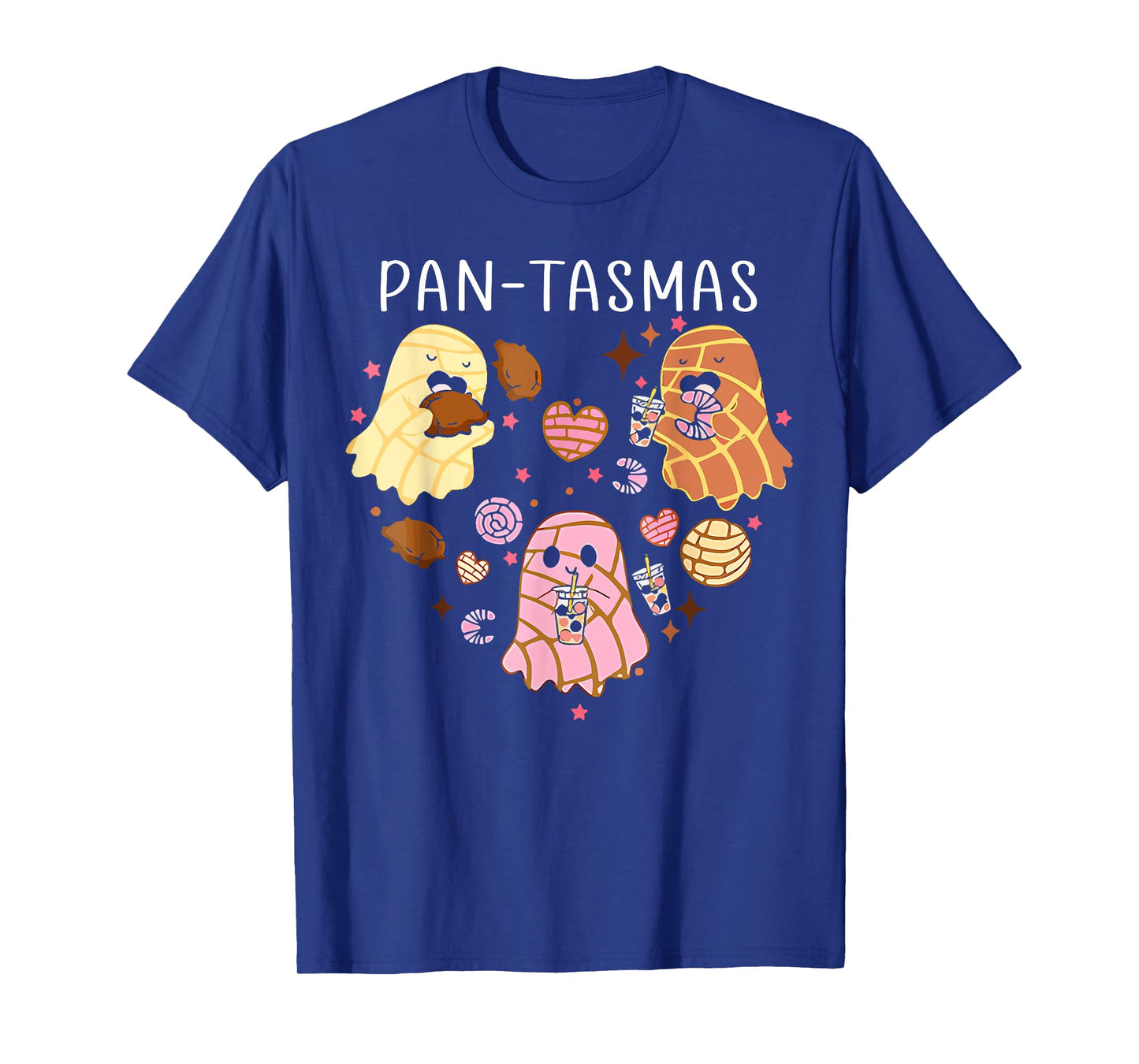 Pantasmas Ghost Funny Spooky Conchas Mexican Ghost Halloween T-Shirt