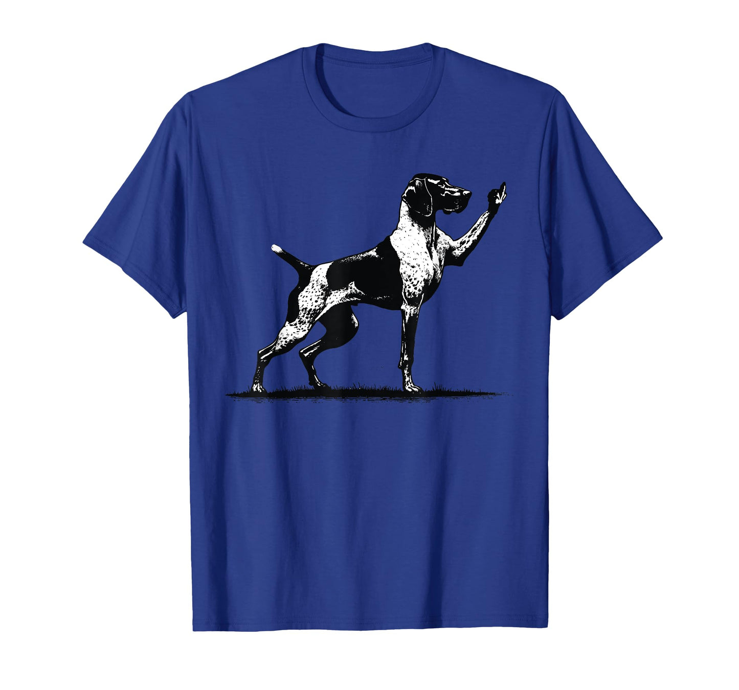 Rude Pointer Dog German Shorthair Dog Midle Finger Hand T-Shirt