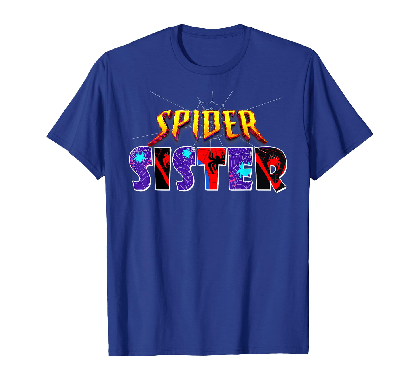Family Birthday Party Spider Outfit Spider Sister Kids Girls T-Shirt
