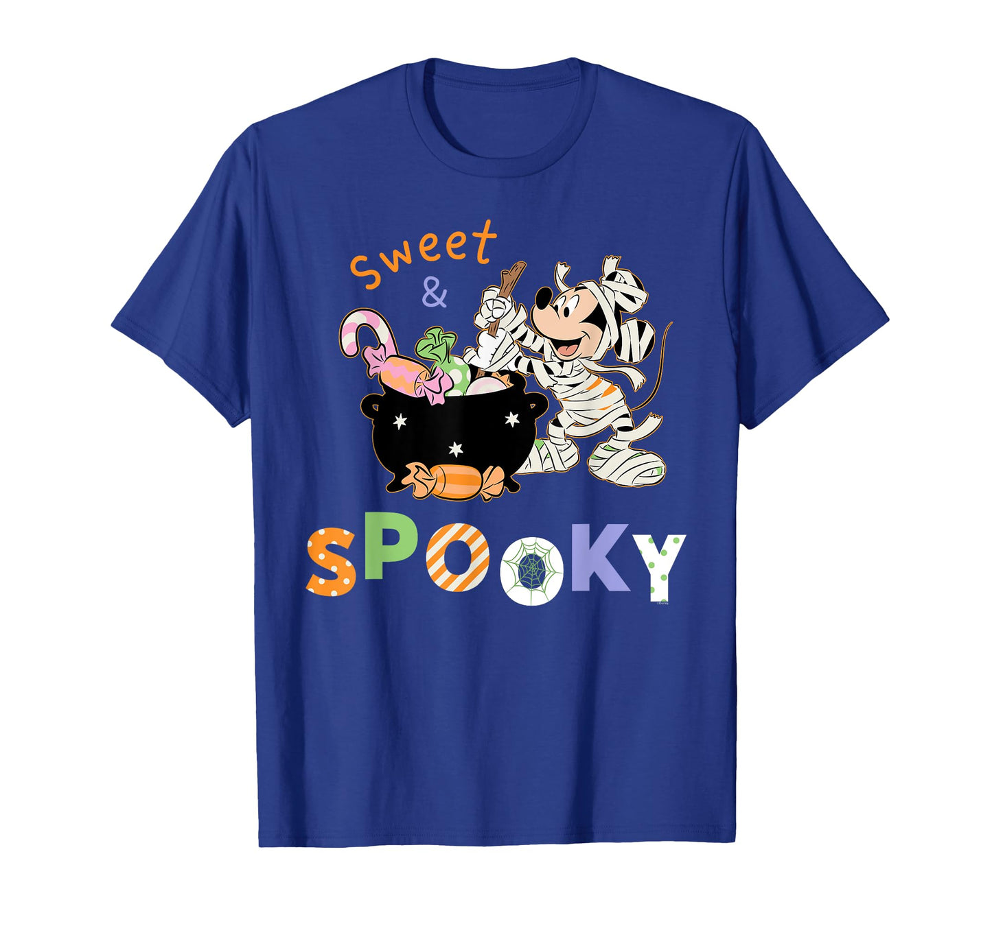 Disney Mickey Mouse "Sweet & Spooky" Halloween Candy T-Shirt