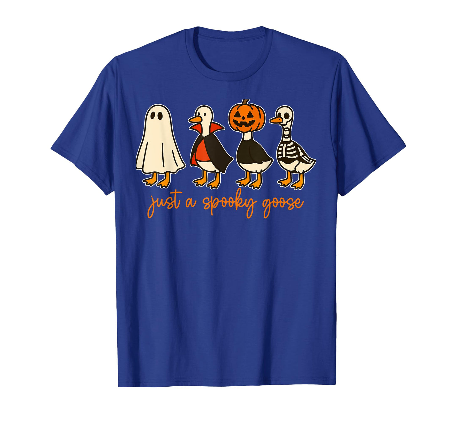 Just a Spooky Goose Halloween Costume Halloween Funny T-Shirt