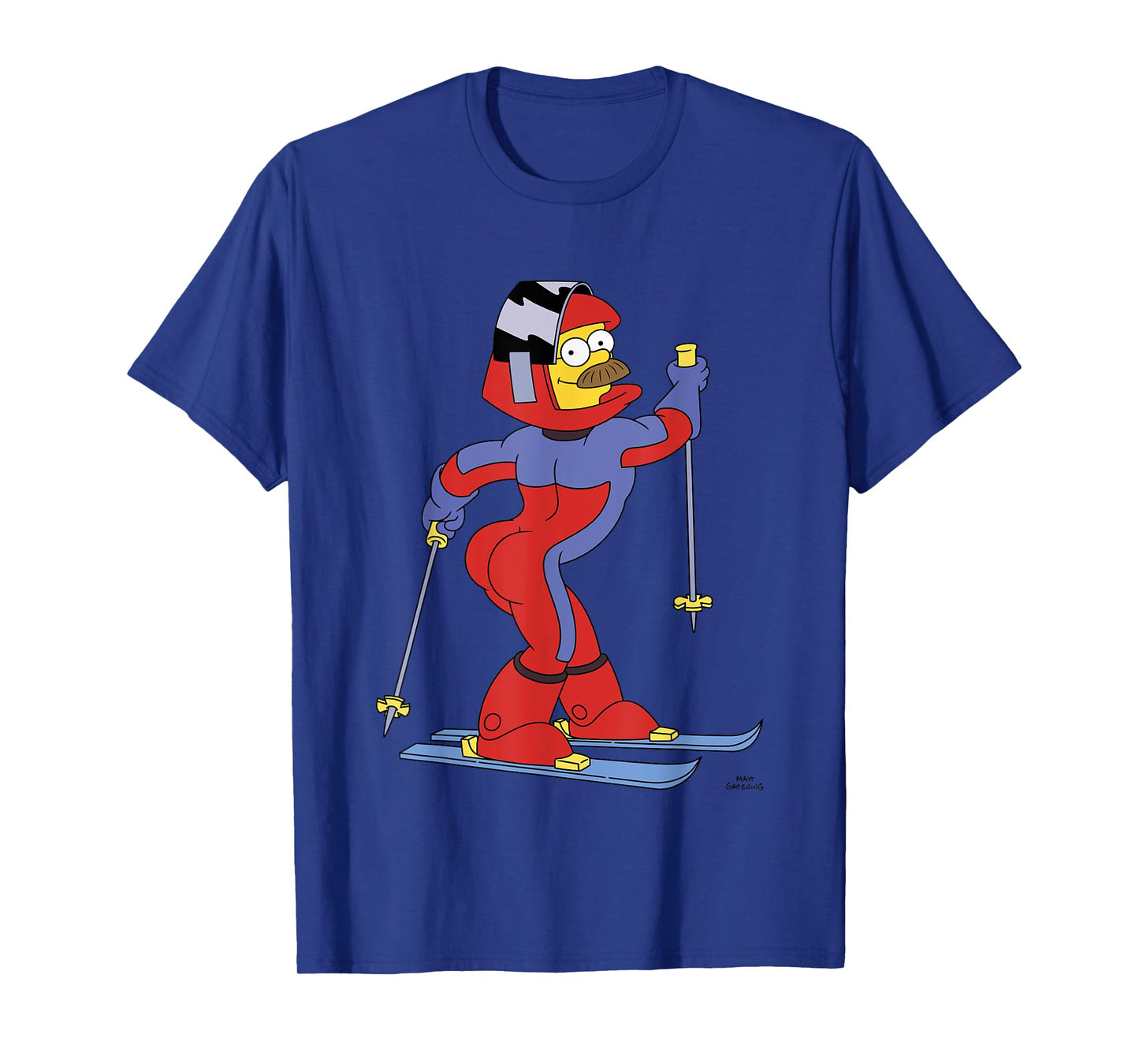The Simpsons Ned Flanders Comfortable Ski Outfit T-Shirt