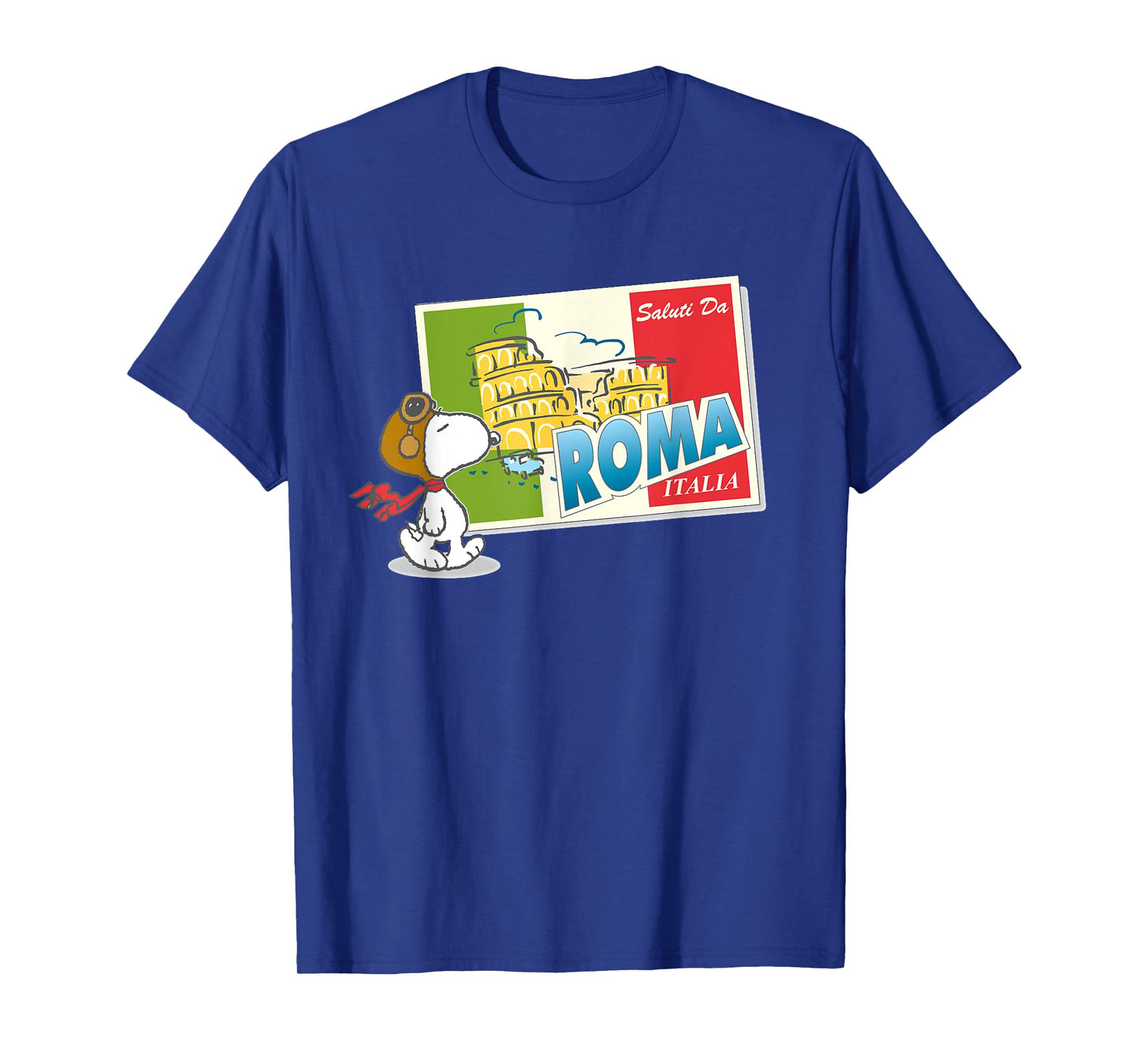 Peanuts Snoopy In Roma Italy T-Shirt