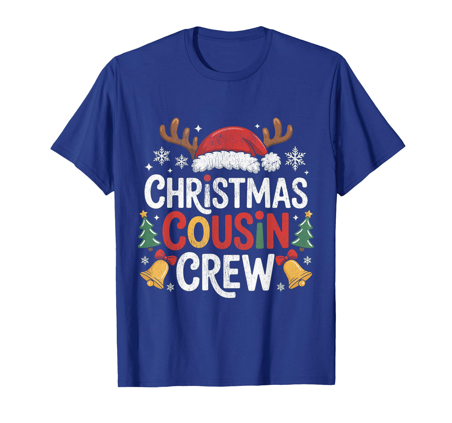 Christmas Cousin Crew Pajamas Kids Girls Toddler Matching T-Shirt