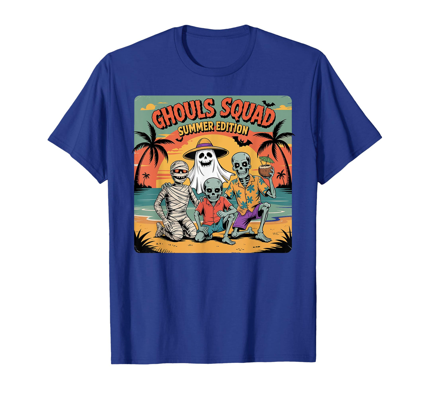 Ghouls Squad Summer Edition Beach Monsters T-Shirt