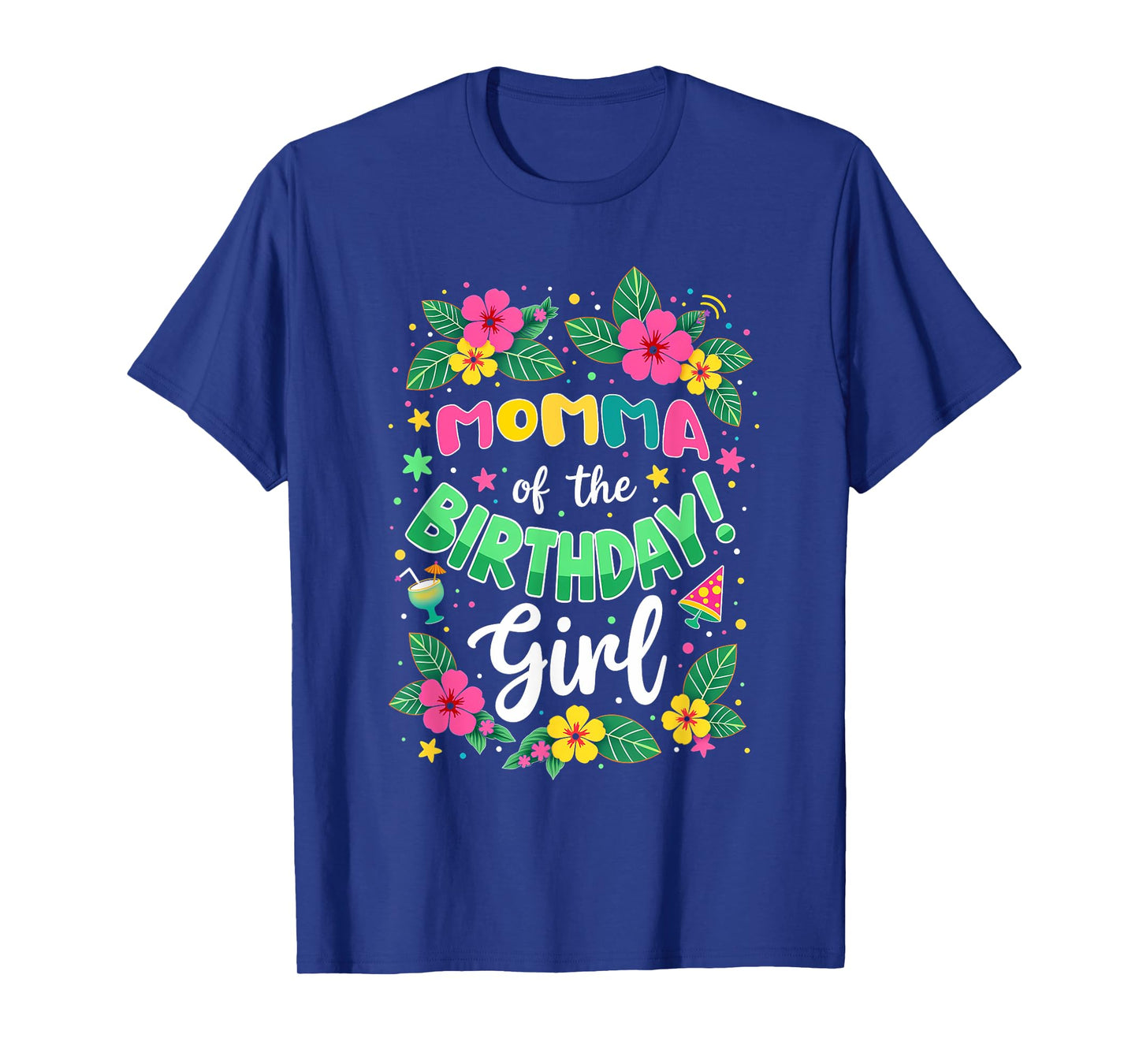 Aloha Hawaii Mommy Momma Of The Birthday Girl T-Shirt