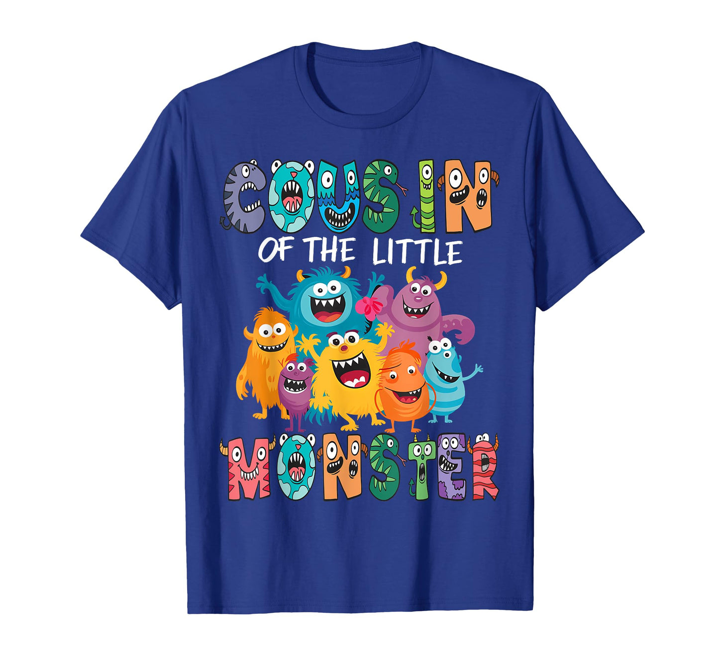 Cousin Of The Little Monster Kids 1St Birthday Party T-Shirt