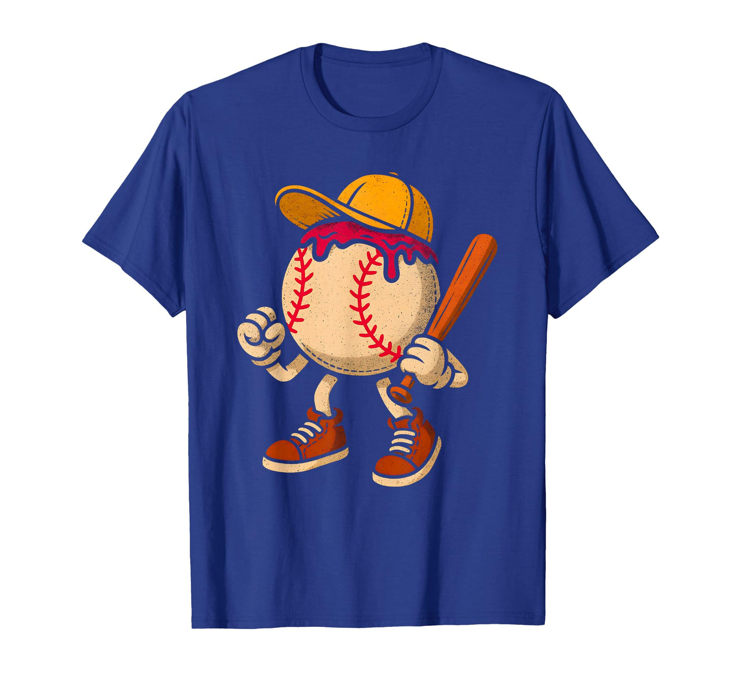 Ice Cream Drip Baseball Spots Baseball Drip For Girls & Boys T-Shirt