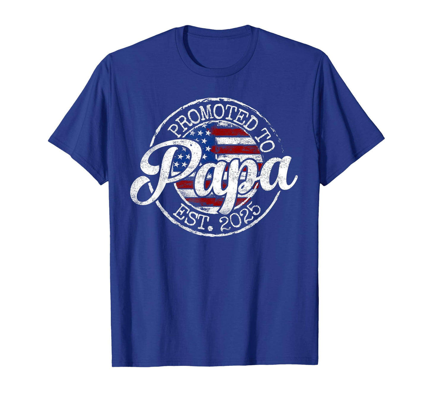 Promoted To Papa Est 2025 Dad To Be Gifts First Time Dad T-Shirt