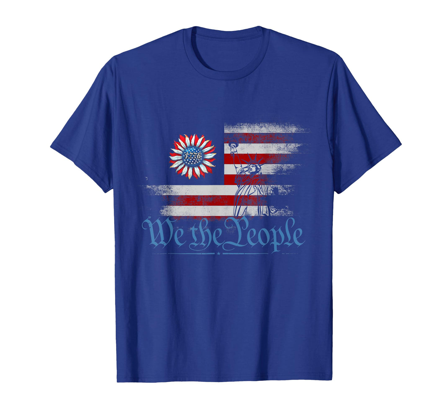 American Flag USA 4th of July We The People Patriotic Tee T-Shirt