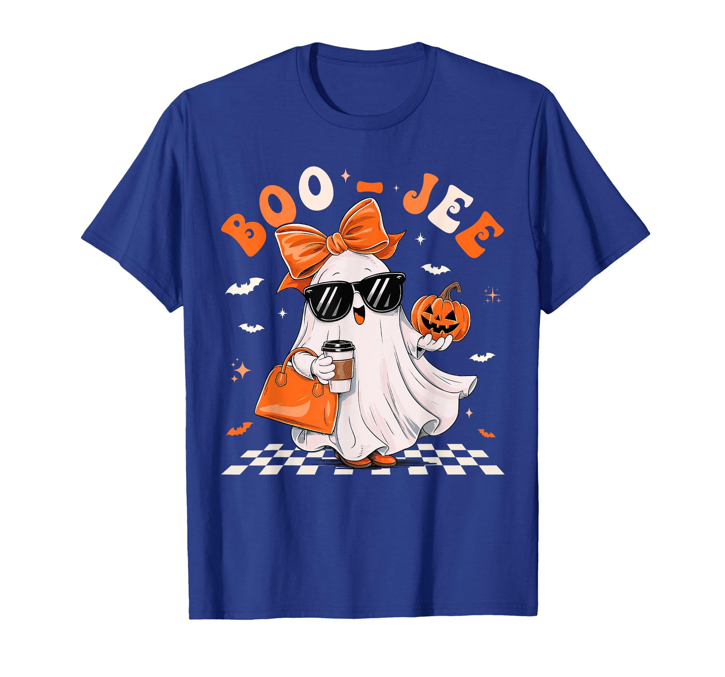 Cute Ghost Boujee Boo-Jee Funny Halloween Spooky Season T-Shirt