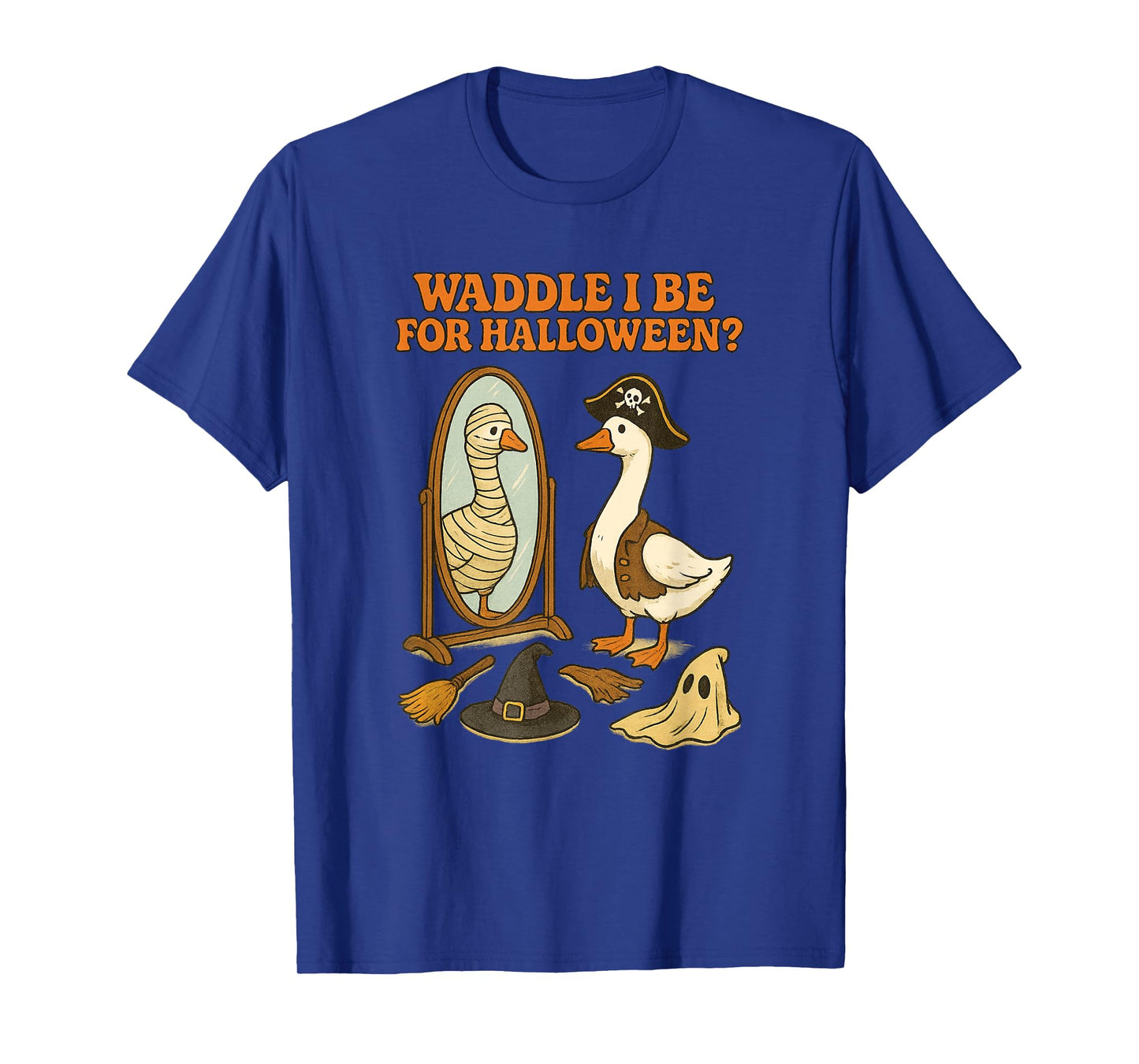 Halloween Goose Waddle I Be For Halloween Vintage T-Shirt