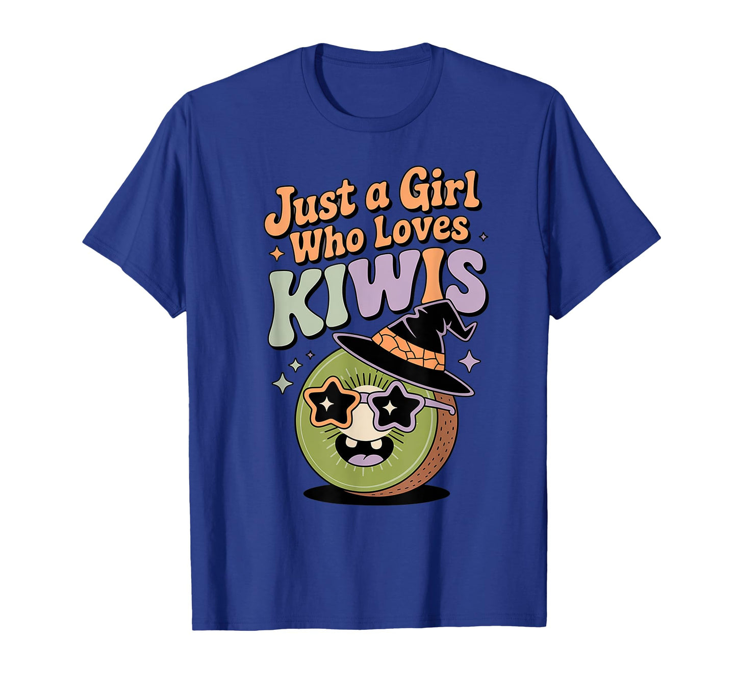 Halloween Just A Girl Who Loves Kiwis Women Girls Kiwi Fruit T-Shirt