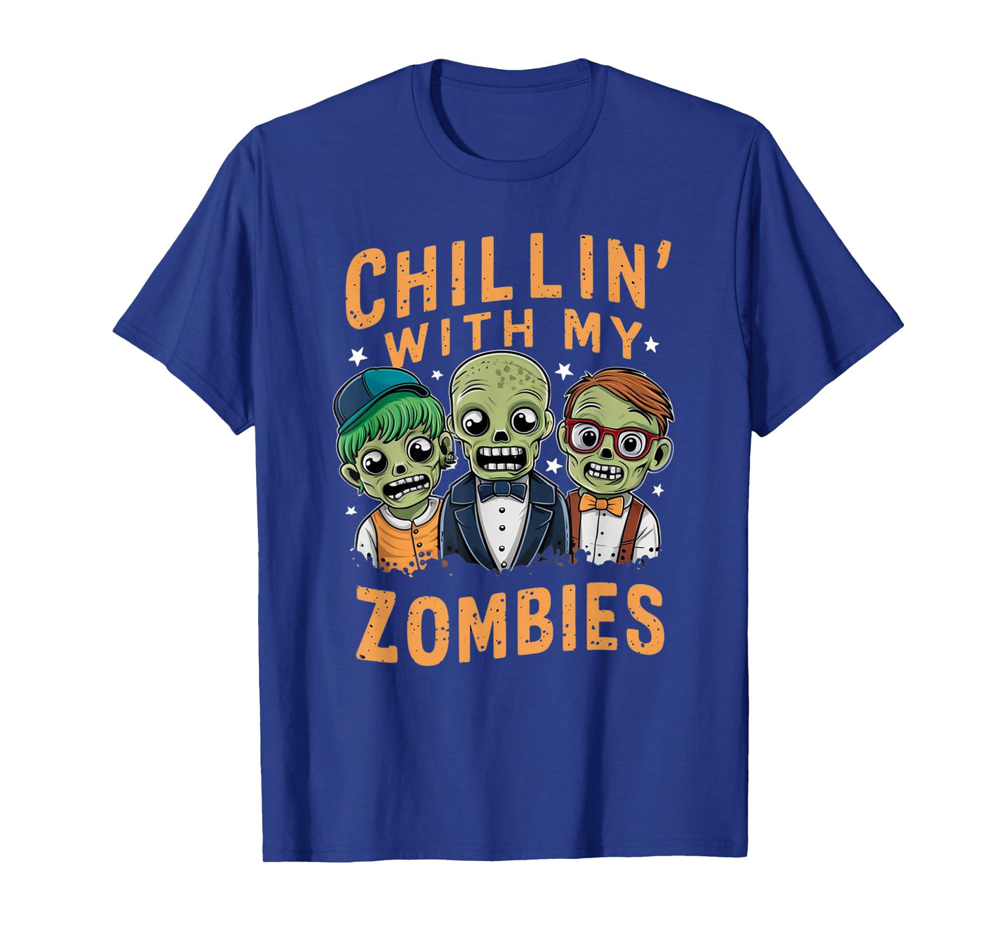Chillin With My Zombies Cute Zombie T-Shirt