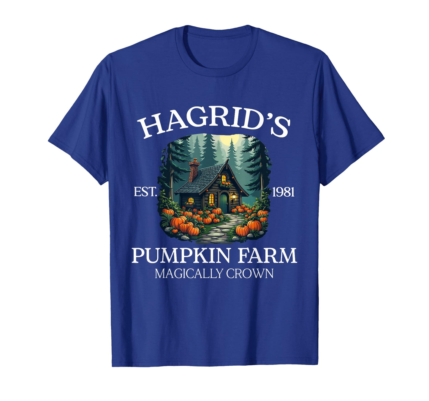 Hagrid's Pumpkin Farm - Magical Rustic Autumn Design T-Shirt