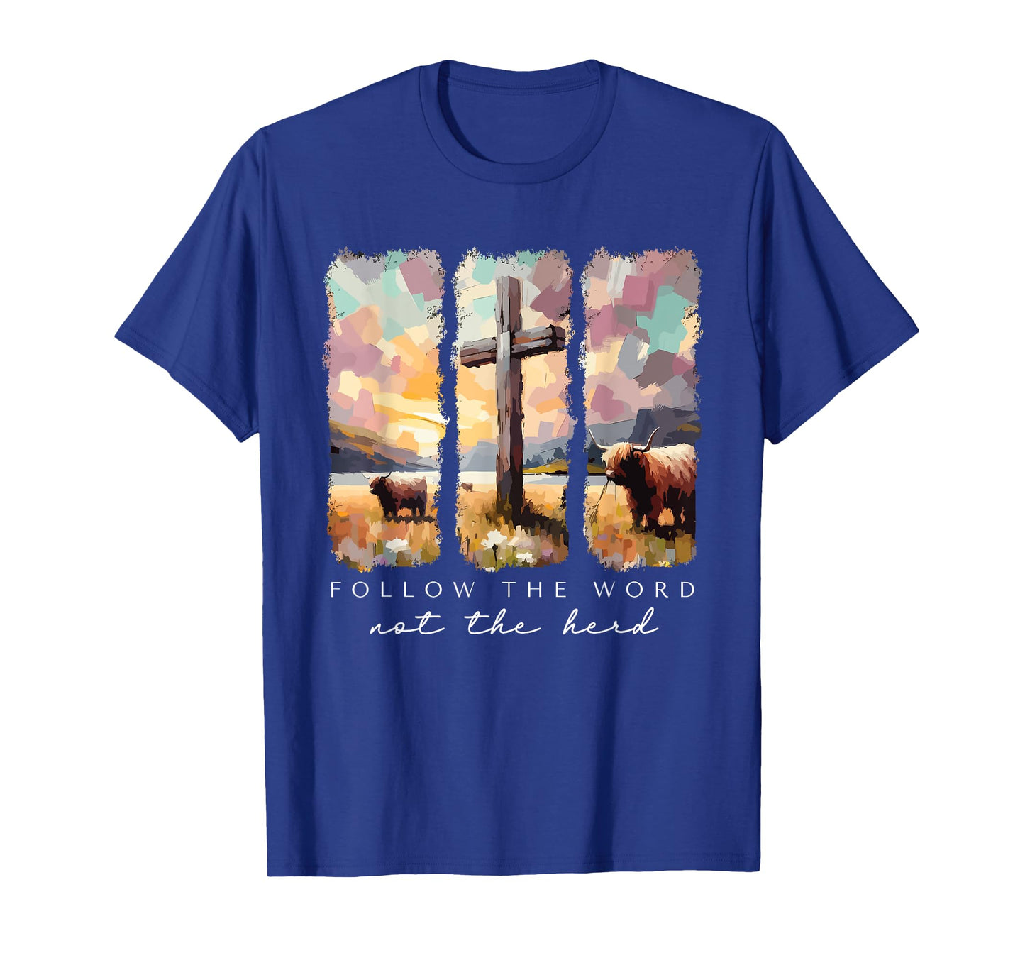 Follow the word not the herd bible verse religious christian T-Shirt