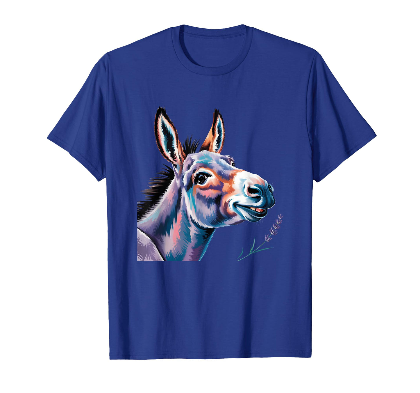 Funny Donkey Art Donkey Head Smile Eagerly Donkey Lover T-Shirt