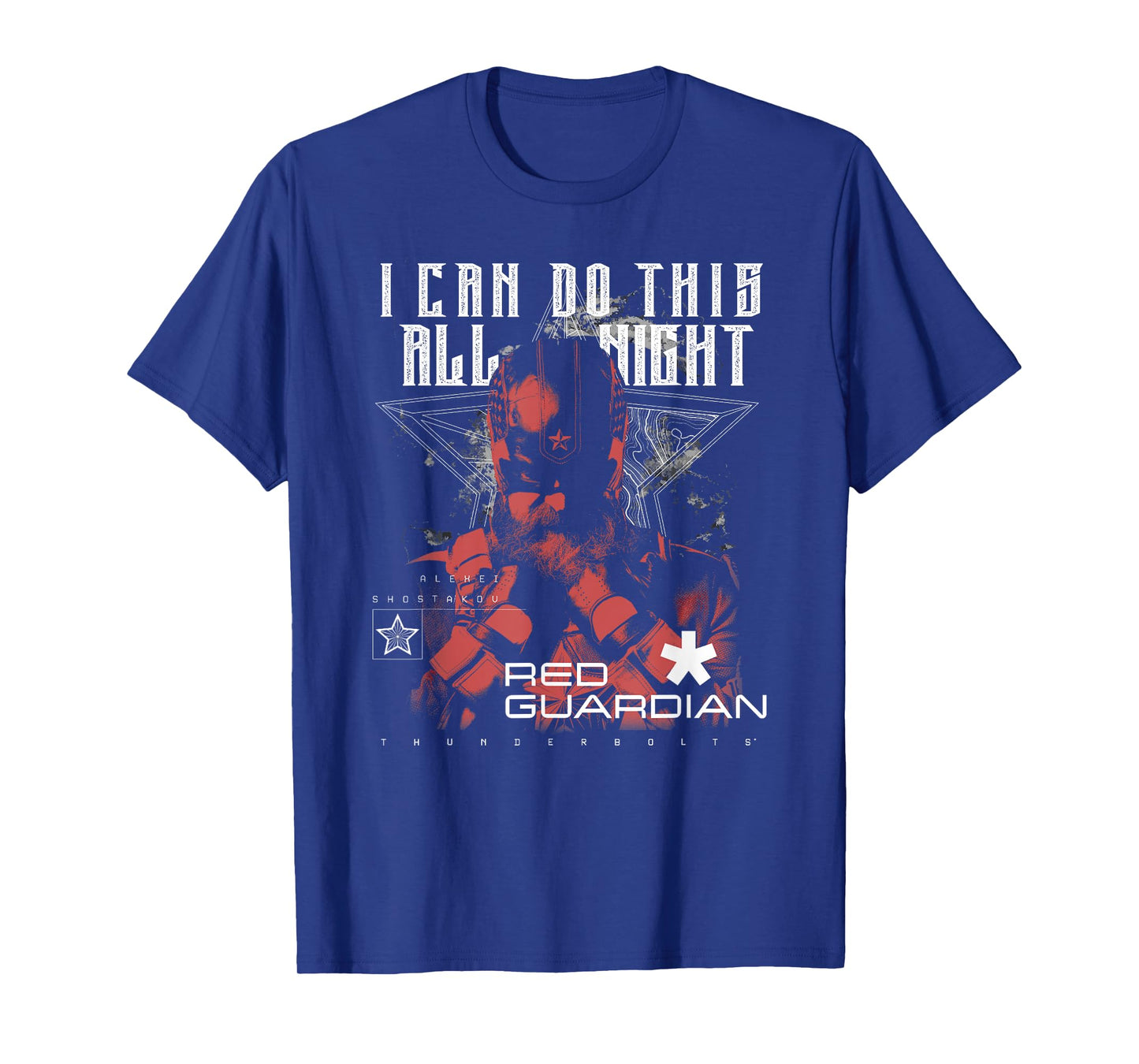 Marvel Thunderbolts I Can Do This All Night Red Guardian T-Shirt