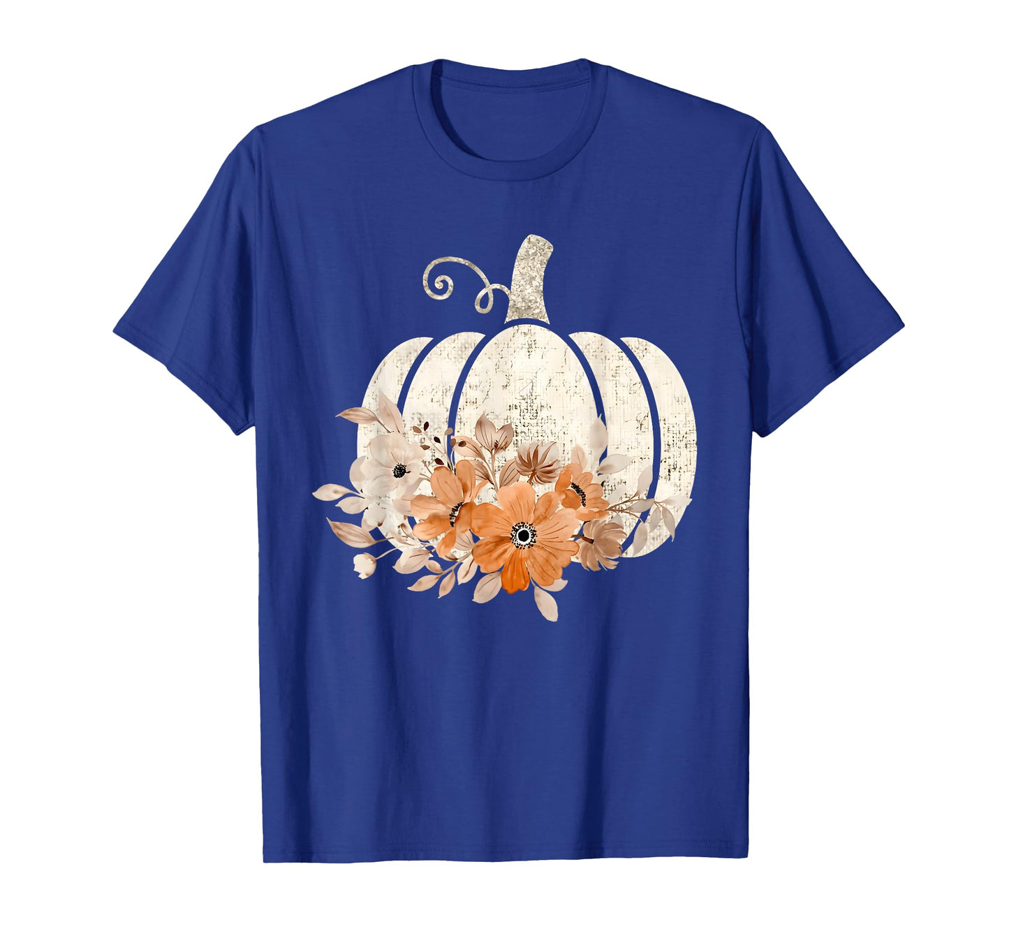 Fall Shirt Women Vintage Pumpkin Autumn Graphic Thanksgiving T-Shirt