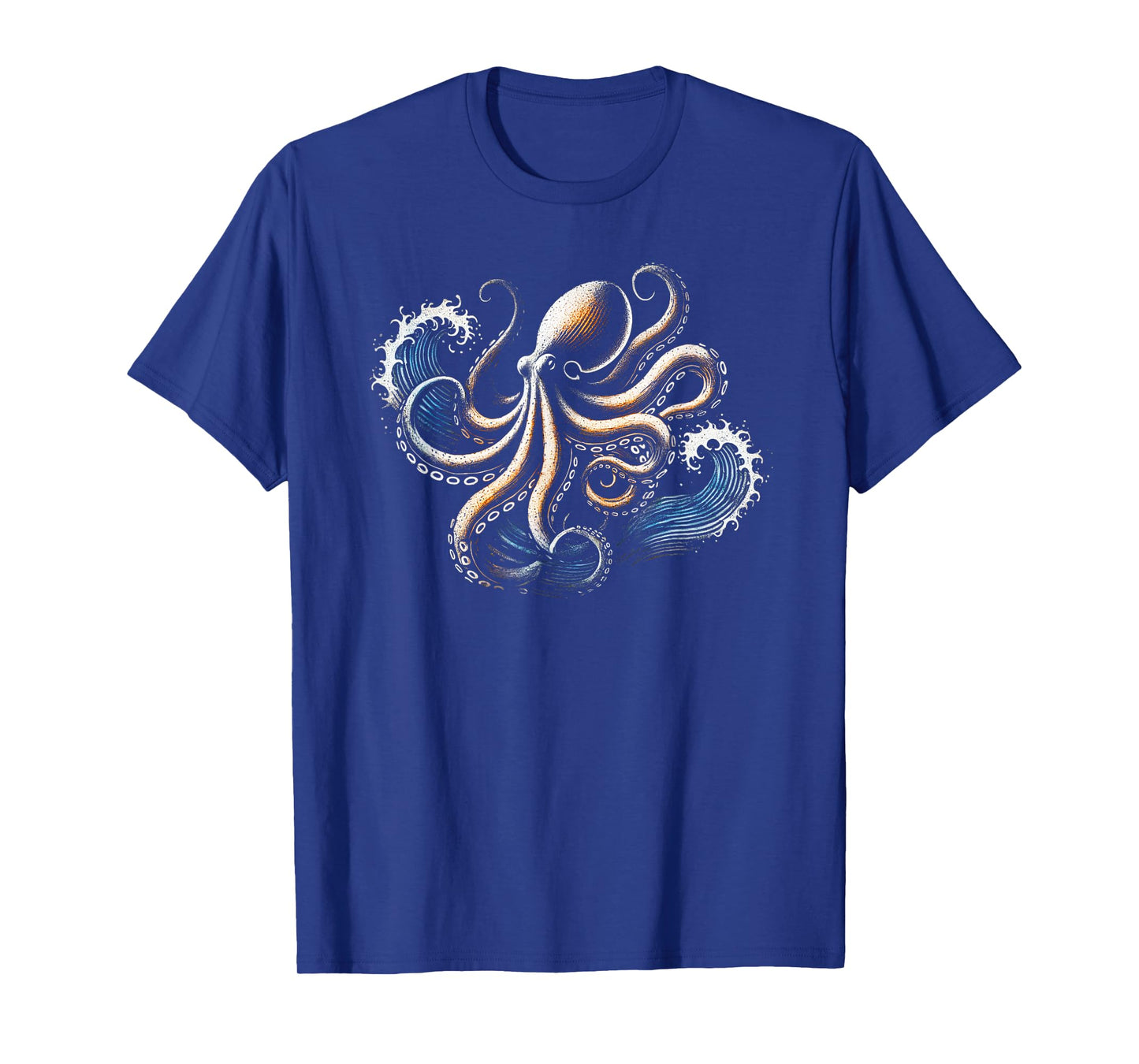 Giant Octopus Octopus Japanese Waves Octopus T-Shirt