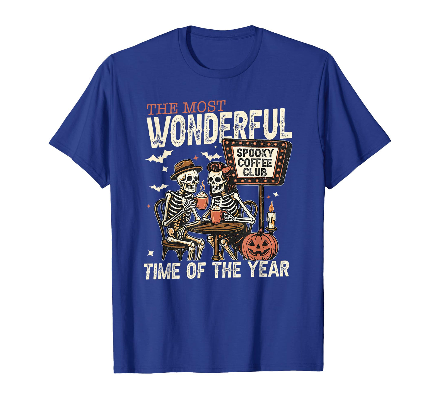 Its the Most Wonderful Time of the Year Skeleton Coffee Club T-Shirt