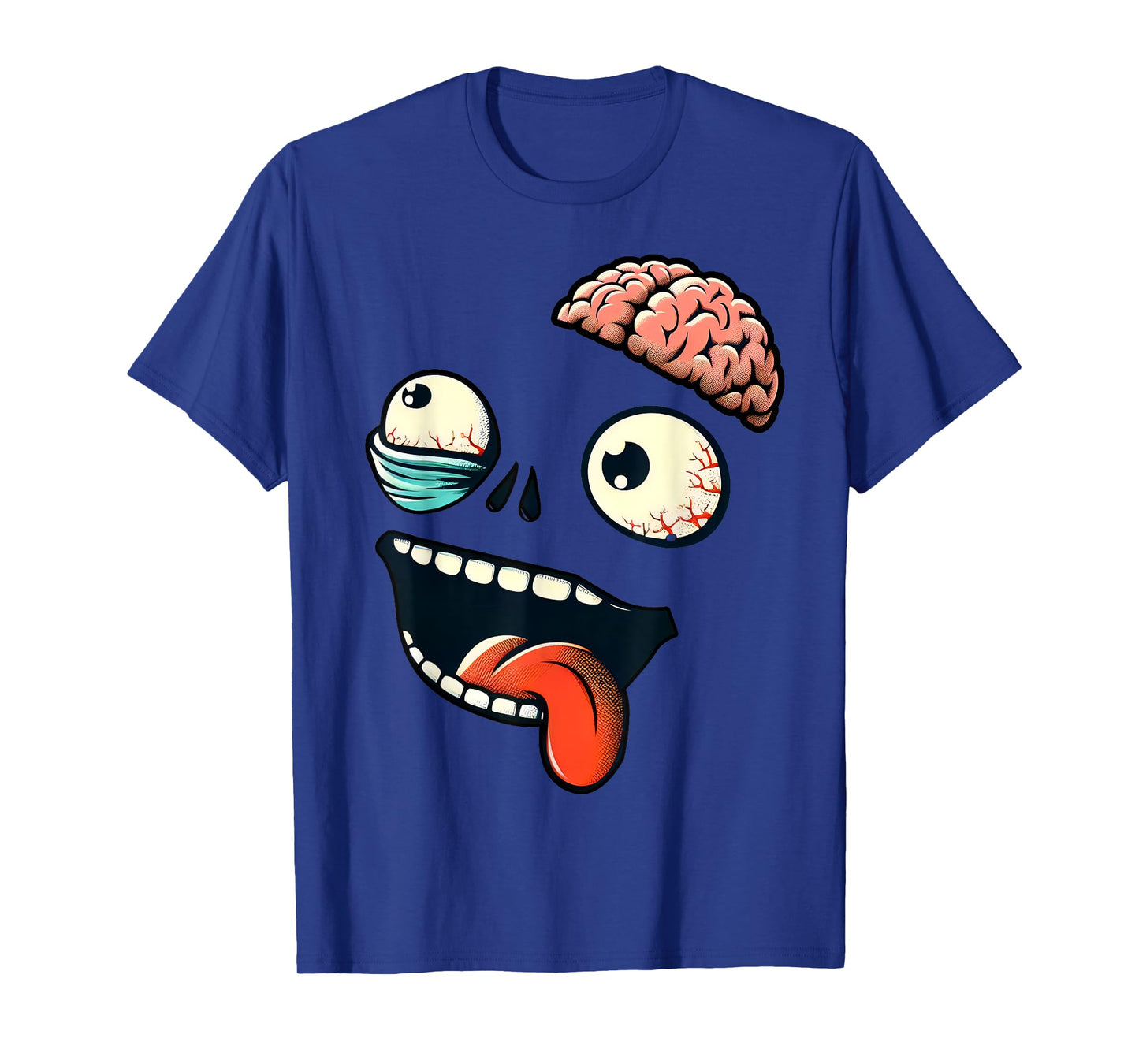 Monster Face Halloween Matching Costume Zombie Boy Girl Kid T-Shirt