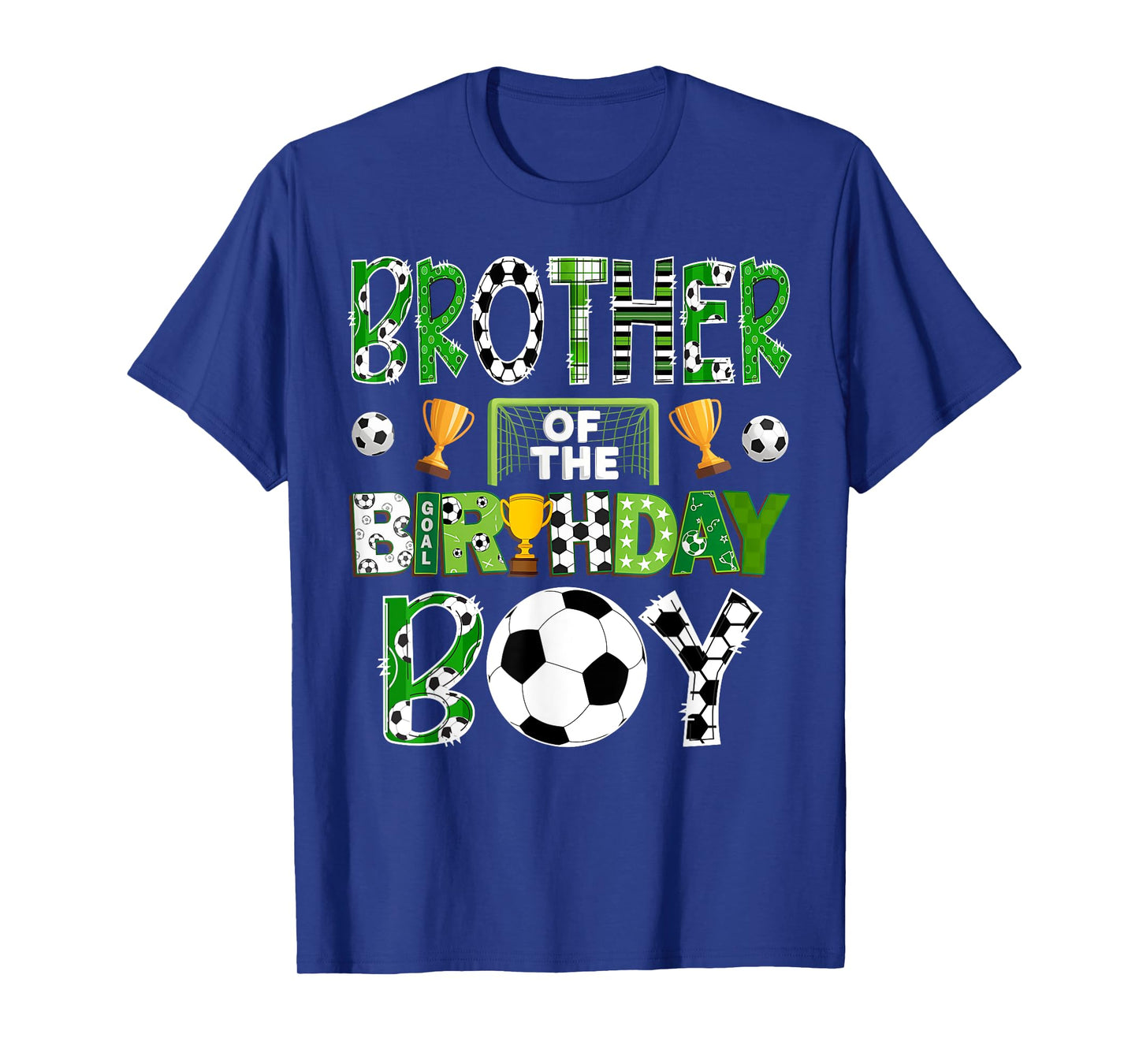 Brother Of The Birthday Boy Soccer Player Game Day T-Shirt