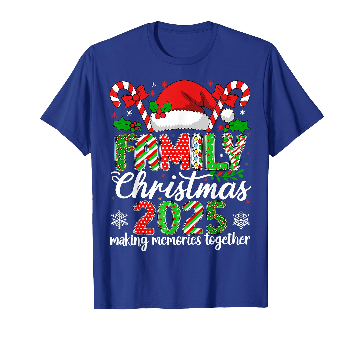 HUGvyn Christmas: Family Christmas 2025 Matching Outfit Xmas T-Shirt