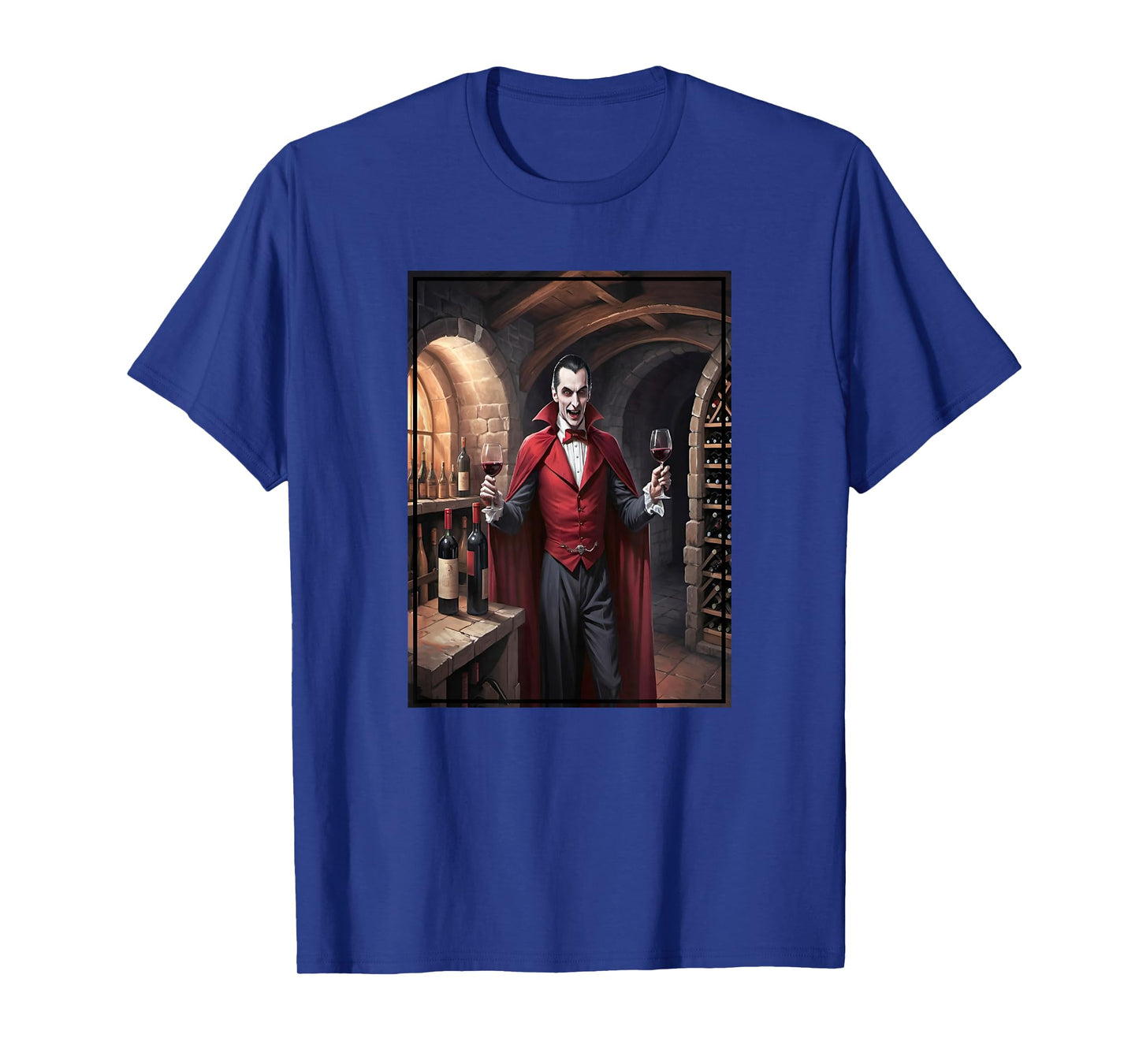 Dracula Wine Tasting in His Transylvanian Castle Cellar T-Shirt
