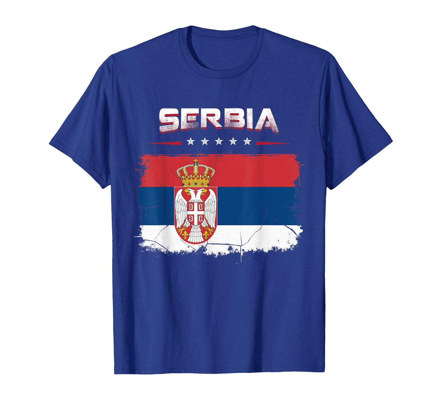 Patriotic Vintage Serbian Flag Serbia T-Shirt