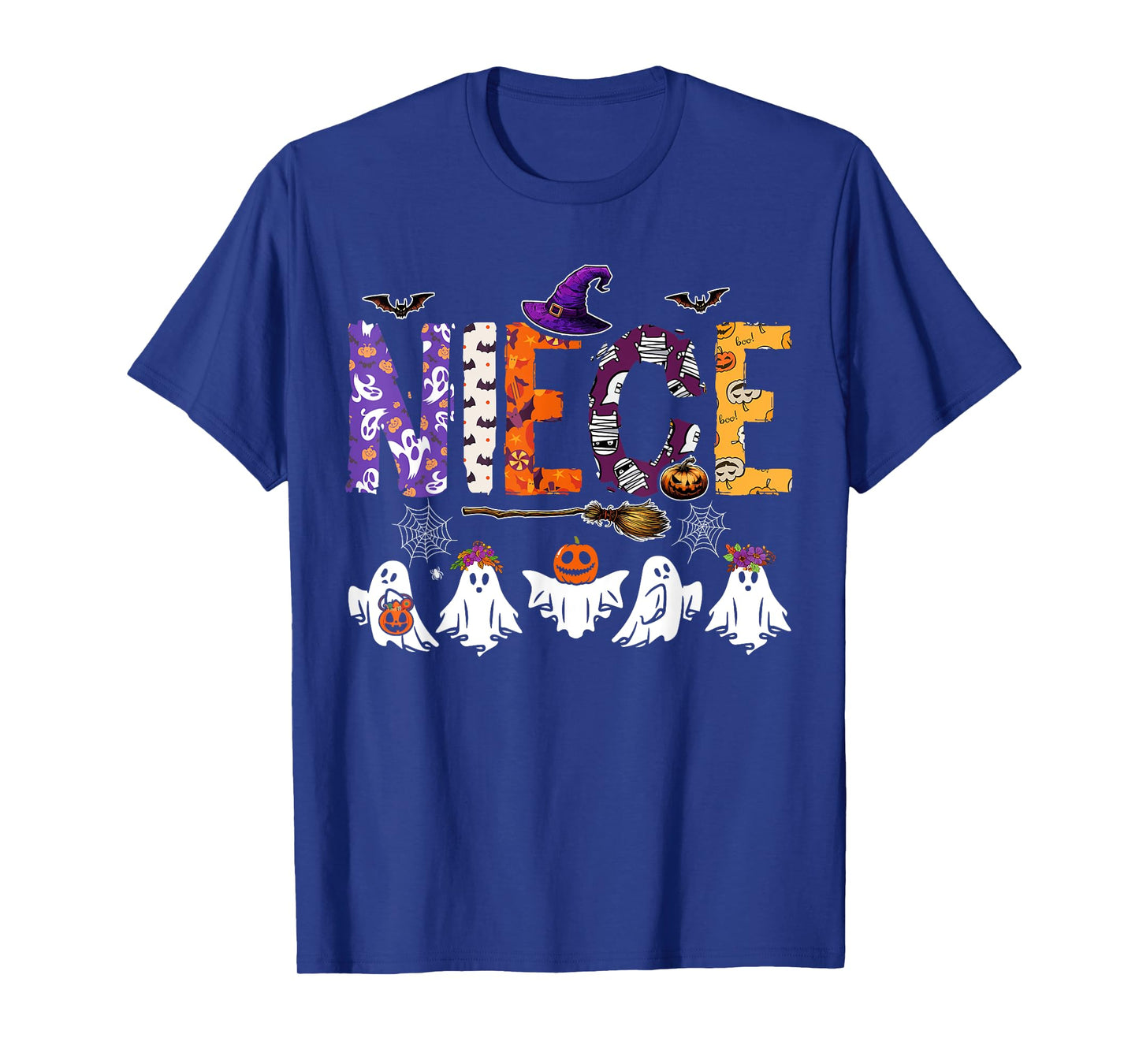 Niece Halloween Boo Ghost Horror Costume Family Funny Party T-Shirt