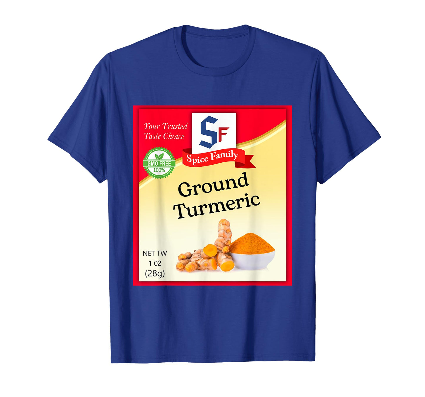 Ground Turmeric Condiment Costume Holiday Spice Costumes T-Shirt