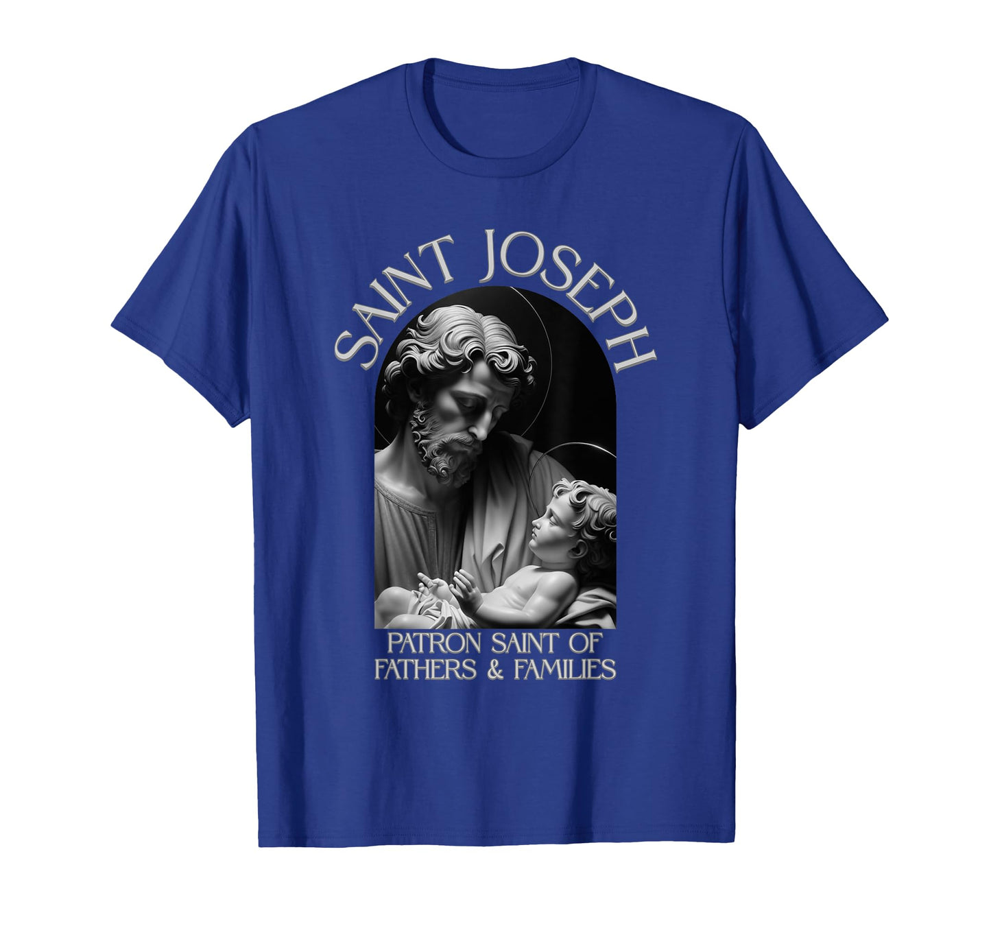St Joseph fathers day patron Saint Catholic T-Shirt